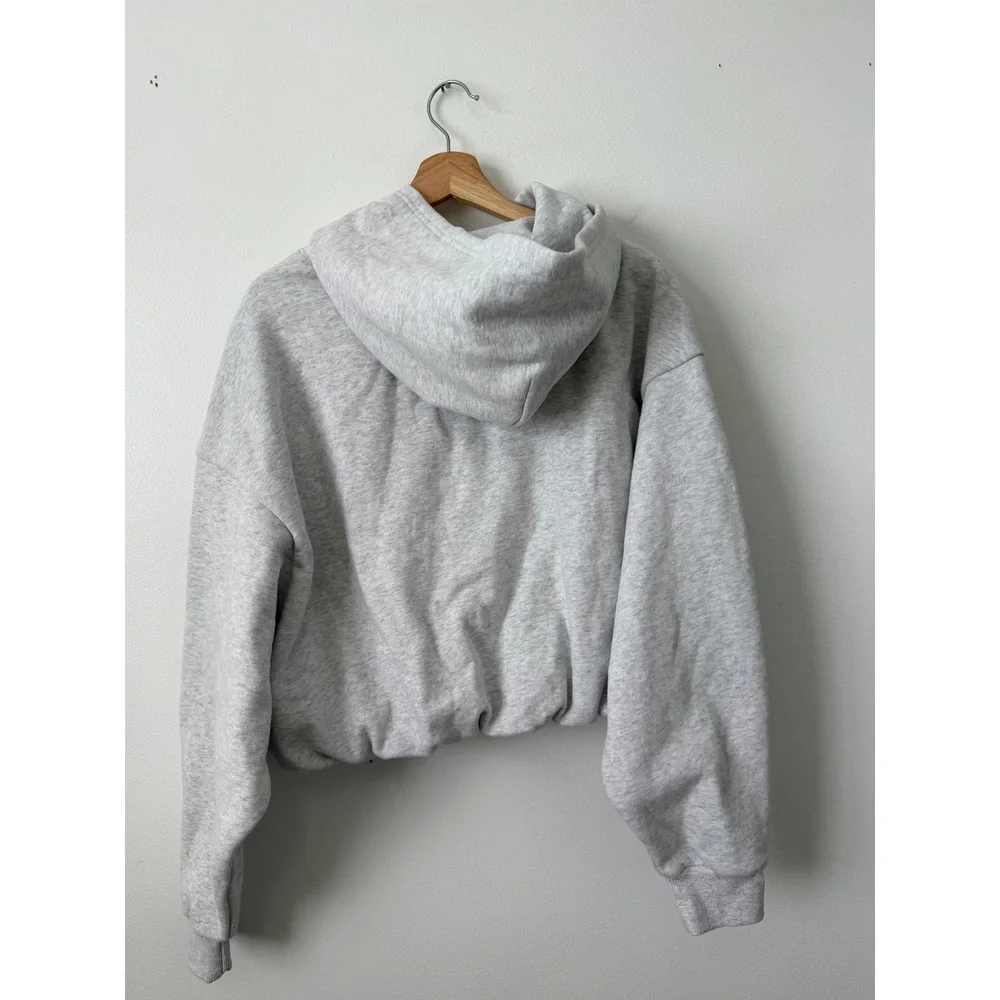 Garage UltraFleece Clean Cropped Bubble Hoodie – Spring Grey Mix – Size L/XL - Picture 5 of 5